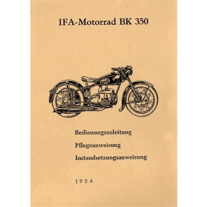 IFA BK350 Betriebsanleitung und Reparaturanleitung