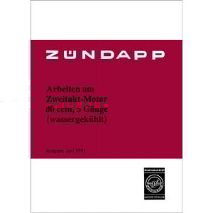 Zündapp - Arbeiten am Zweitakt-Motor mit 80 ccm 5 Gänge