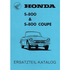 Honda S 800 Coupé und Cabrio Parts List