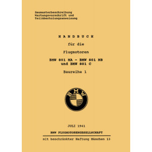 BMW Flugmotoren 801MA 801MB 801C Handbuch