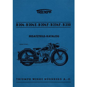 Triumph B204 B204E B204F B254F B350 Ersatzteilkatalog