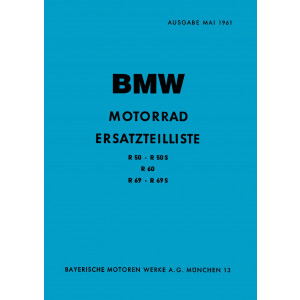 BMW R50 50S R60 R69 R69S Ersatzteilkatalog