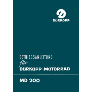 Dürkopp MD200 Betriebsanleitung