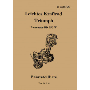 Triumph BD250W Ersatzteilkatalog