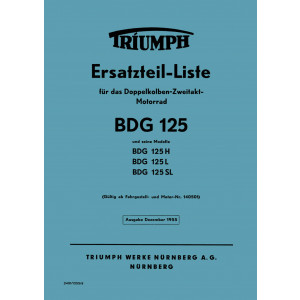 Triumph BDG125 Ersatzteilkatalog