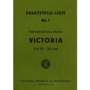 Victoria FM38 Fahrrad-Einbau-Motor Ersatzteilkatalog