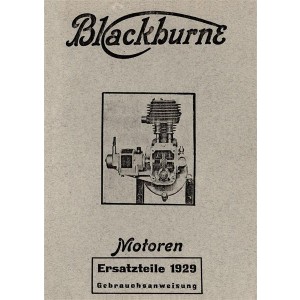 Blackburne Motoren Betriebanleitung und Ersatzteilkatalog