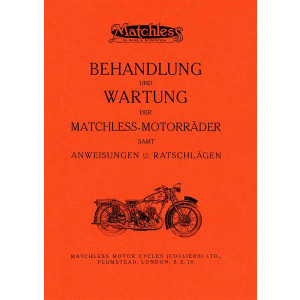 Matchless R T V und X Modelle Betriebsanleitung