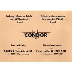 Condor A580-I Betriebsanleitung und Ersatzteilkatalog