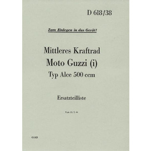 Moto Guzzi Alce 500 Ersatzteilkatalog