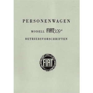 Fiat 509 A Betriebsanleitung