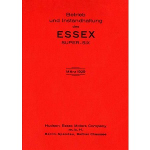 Essex Super Six Bedienungsanleitung