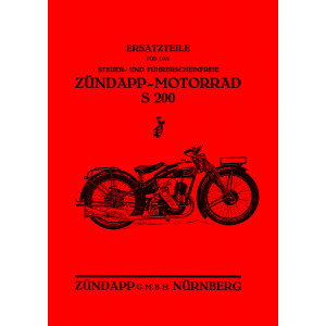 Zündapp S200 Ersatzteilkatalog
