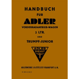 Adler Trumpf Junior und 2 Liter-Modelle Handbuch