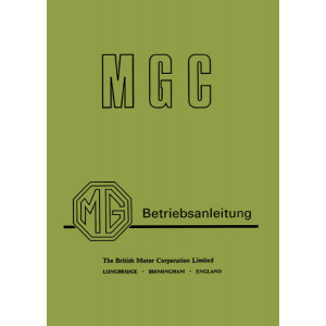 MG C Betriebsanleitung