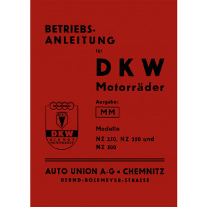 DKW NZ250 NZ350 NZ500 Betriebsanleitung