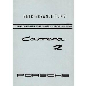 Porsche Carrera 2 Anhang zur Betriebsanleitung 356B