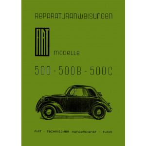 Fiat 500 500B 500C Topolino Reparaturanleitung