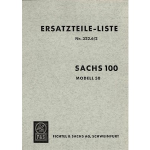 Sachs 100 Modell 50 Ersatzteilkatalog