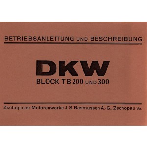 DKW Block TB200 TB300 Betriebsanleitung