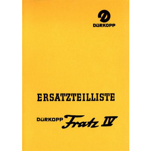 Dürkopp Fratz 4 Ersatzteikatalog