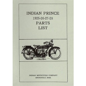 Indian Prince Spare Parts Manual