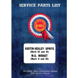 Austin-Healey Sprite MK 3 & 4 - MG Midget MK 2 & 3 Parts List