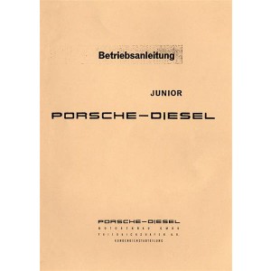 Porsche Diesel-Traktor Junior Betriebsanleitung