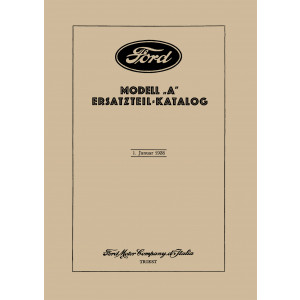 Ford Modell A Ersatzteilkatalog