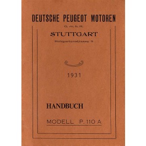 Peugeot P110A Handbuch