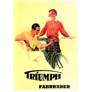 Triumph Fahrräder Modelle 1929 Prospekt