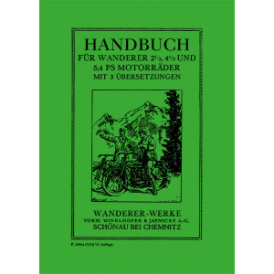 Wanderer 2,5 - 4,5 - 5,4 PS Bedienungsanleitung