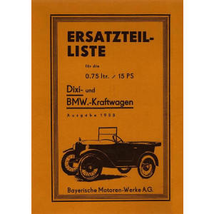 BMW Dixi Ersatzteilkatalog
