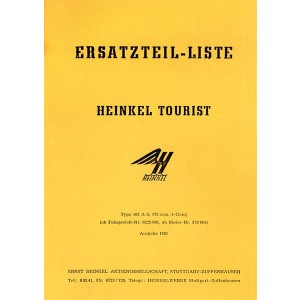 Heinkel Tourist 175 Ersatzteilliste