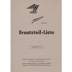 Heinkel Tourist 150 Ersatzteilkatalog