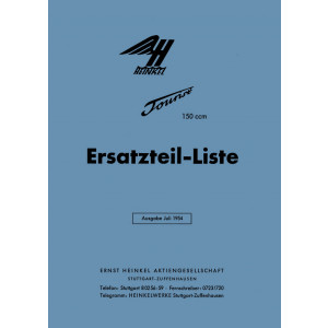 Heinkel Tourist 150 Ersatzteilkatalog