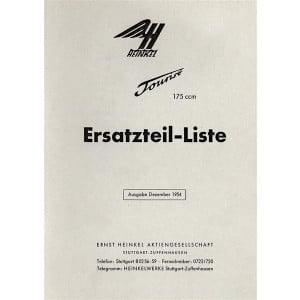 Heinkel Tourist 175 Ersatzteilkatalog