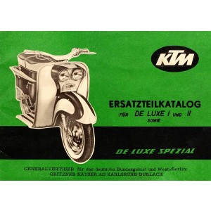 KTM De Luxe-I, II und De Luxe-Spezial Ersatzteilkatalog