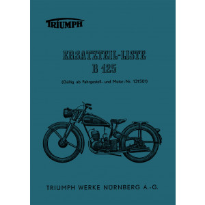 Triumph B125 Ersatzteilkatalog