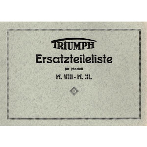 Triumph K8 K9 K10 K11 Ersatzteilkatalog