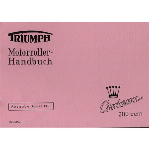 Triumph Contessa 200 Betriebsanleitung