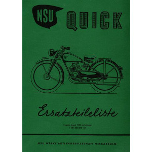 NSU Quick Ersatzteileliste