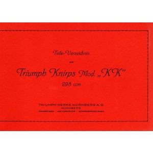 Triumph Knirps KK 298 Ersatzteilkatalog