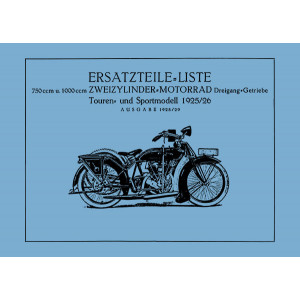 NSU 750 und 1000 Ersatzteilkatalog