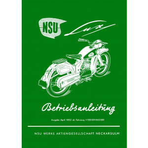 NSU Lux Betriebsanleitung