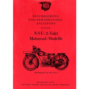 NSU 175Z / 201Z / 251Z Betriebsanleitung