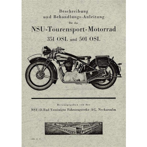 NSU 351OSL und 501OSL Betriebsanleitung