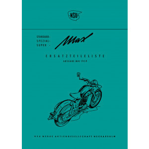 NSU Max Standard / Spezial / Super Ersatzteilkatalog