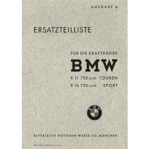BMW R11 und R16 Ersatzteilkatalog