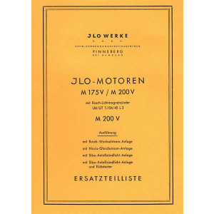 ILO M175 V und M200 V Ersatzteilliste
